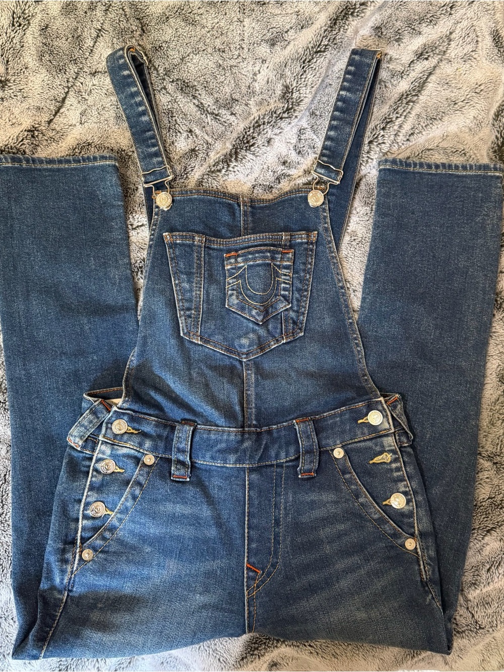 Women’s Dark Blue Denim Overalls - True Religion